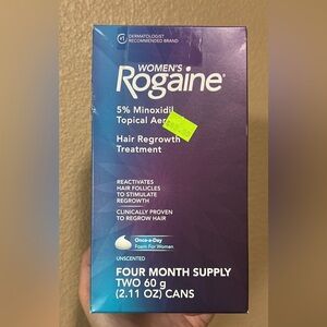 NEW! Rogaine Women's Hair Regrowth Treatment - 4 month supply